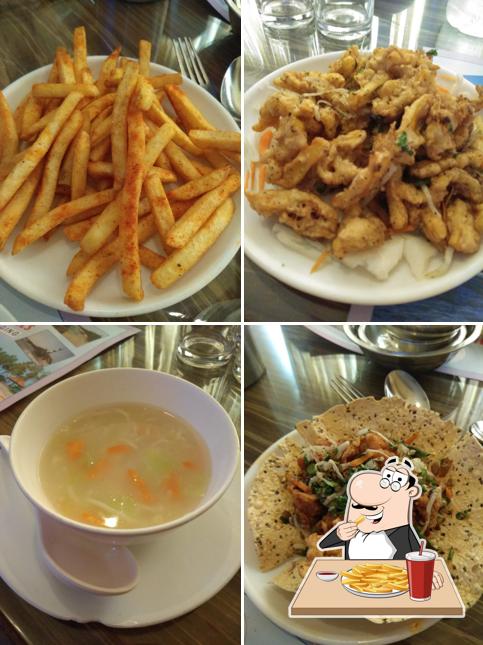 French fries at Bindaas Bar & Manapasand Family Restaurant