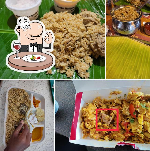 Food at Dindigul Thalappakatti Restaurant