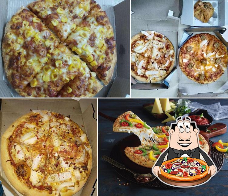 Order pizza at Domino's Pizza
