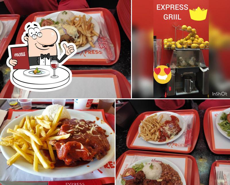 Platos en Express Grill