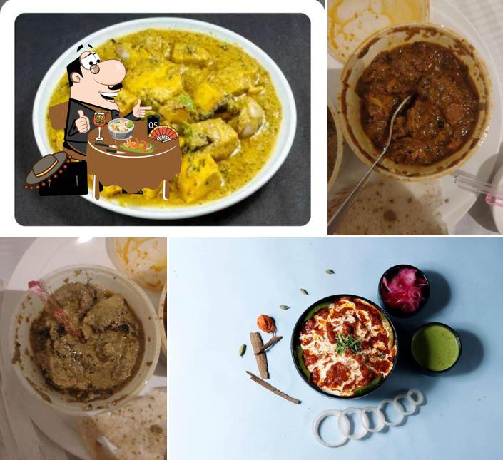 Meals at Gaur n gupta malayi chaap