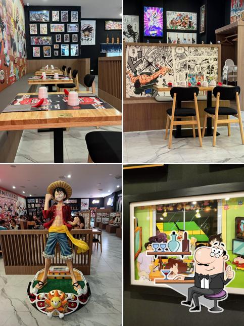 Gli interni di Himawari Ramen