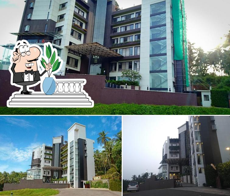 The outside part is an important feature of Hotel Copper Folia