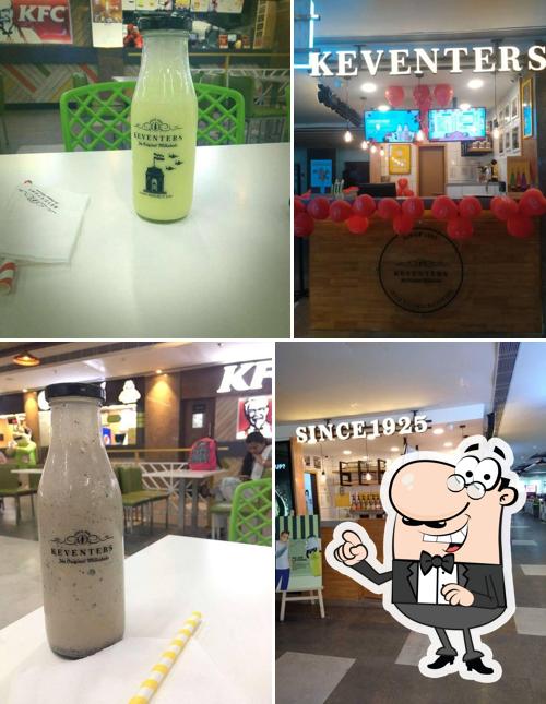 The interior of Keventers - Milkshakes & Desserts