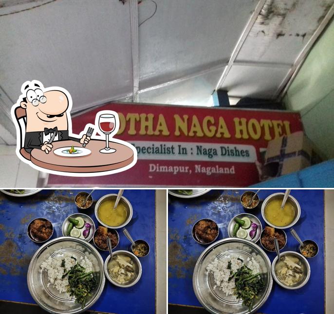 Meals at Lotha Naga Hotel
