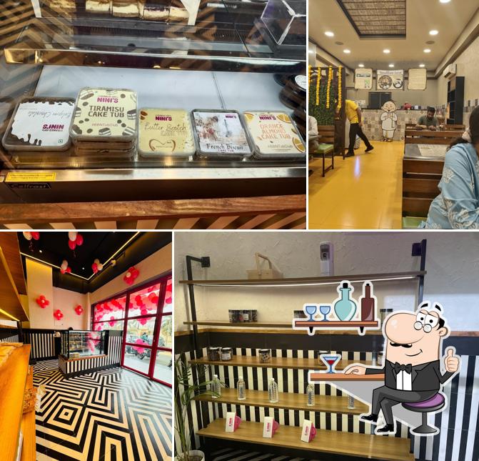 The interior of Baked By Nini's - Vesu