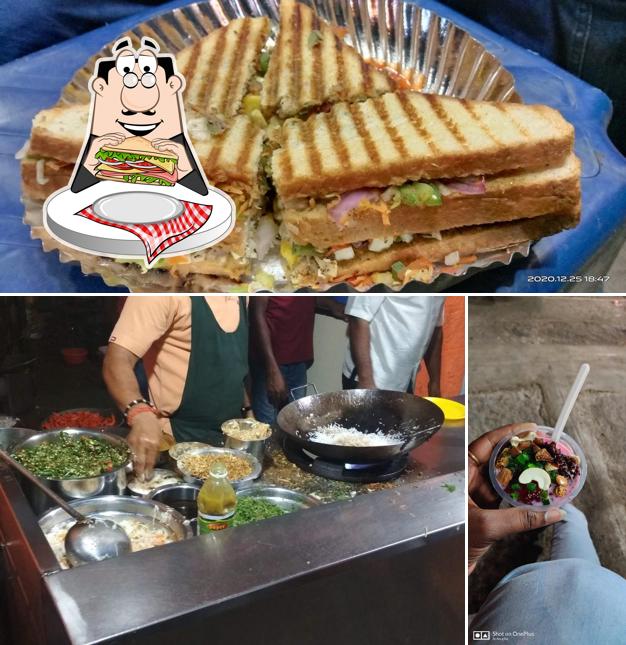 Club sandwich at Gobi Corner