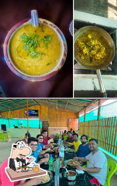 The restaurant's food and beverage