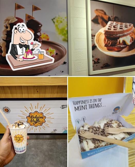 Don’t forget to try out a dessert at The Belgian Waffle Co