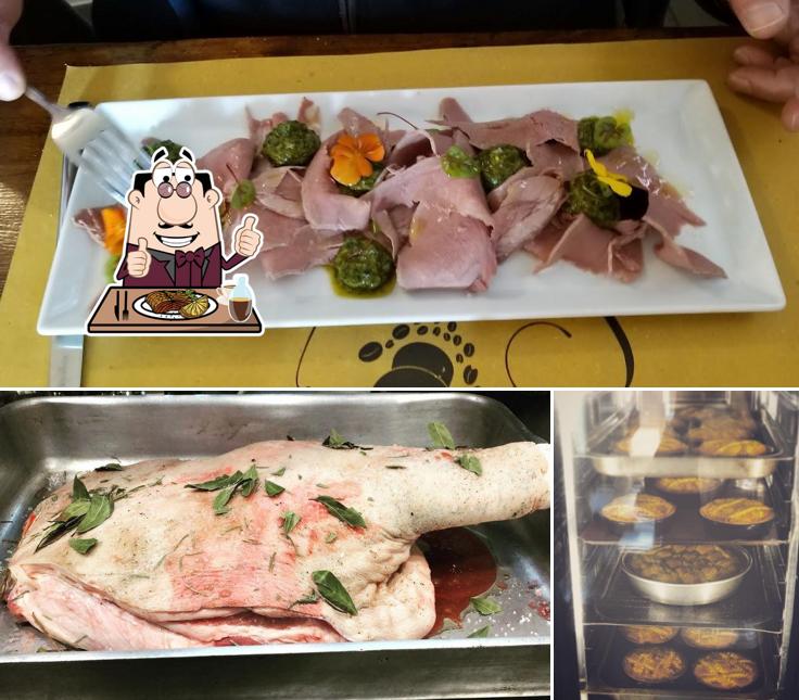 Pasti a base di carne vengono proposti a Trattoria del Viaggiatore