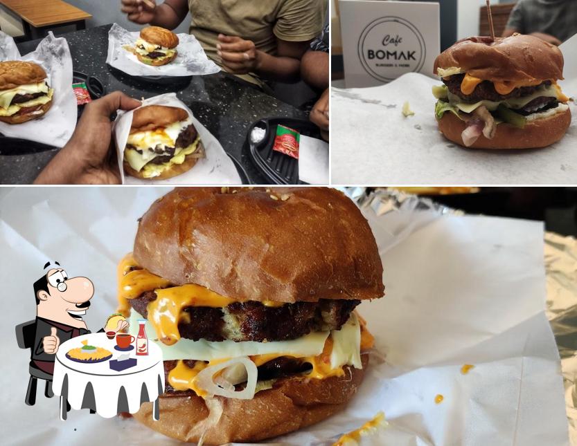 CAFE BOMAK’s burgers will cater to satisfy different tastes