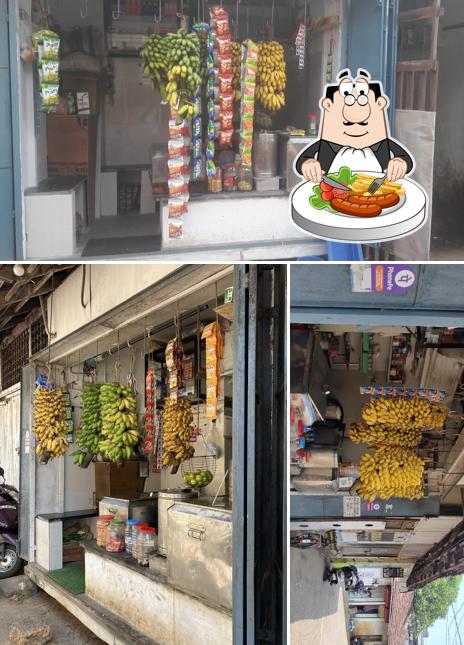Food at Azeezka Milk Avil