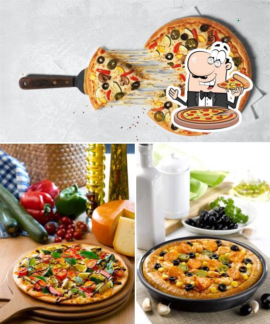 Try out different types of pizza