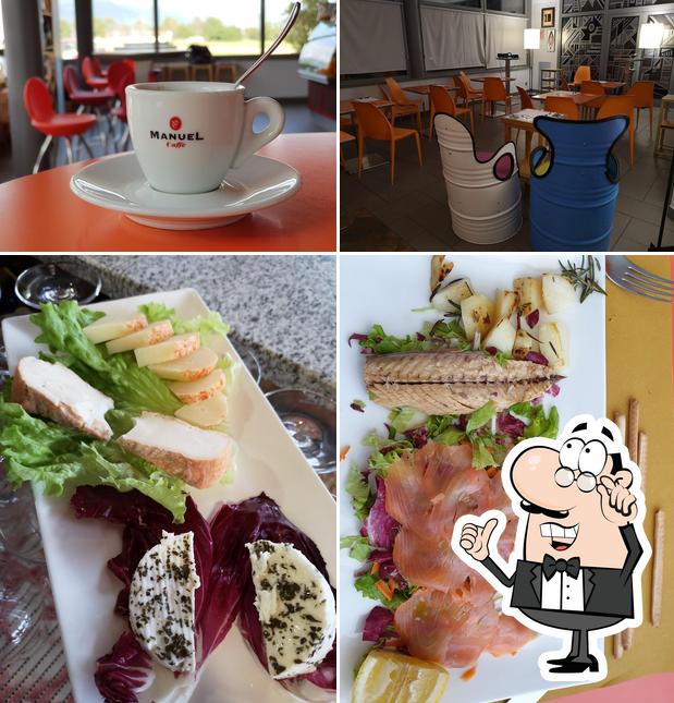 Questa è la foto che mostra la interni e cibo di BARile