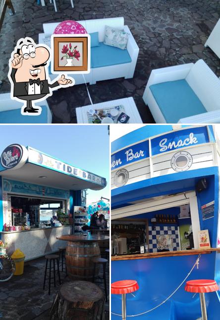 Dai un'occhiata agli interni di Tide Bar