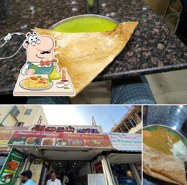 Meals at Amutham Cafe
