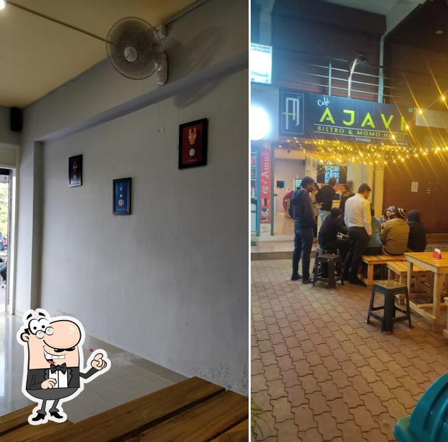 The interior of Woody's Cafe