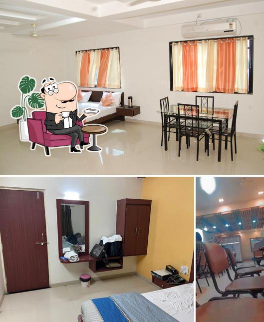 The interior of Hotel Parth Executive