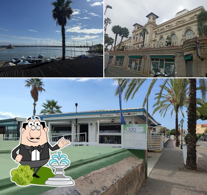Puoi goderti l'aria fresca dal dehors di Lido Sanremo