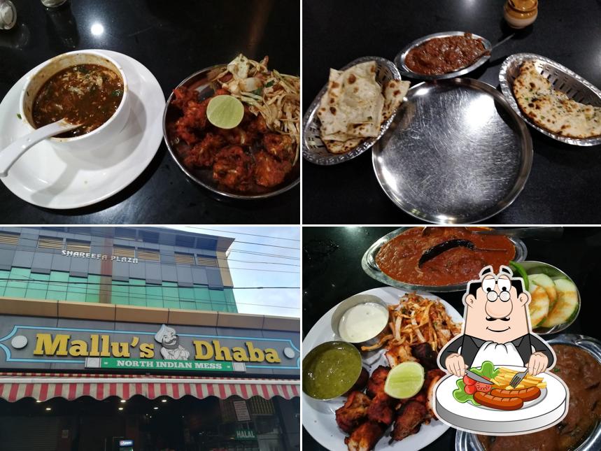 Meals at Mallu's Dhaba
