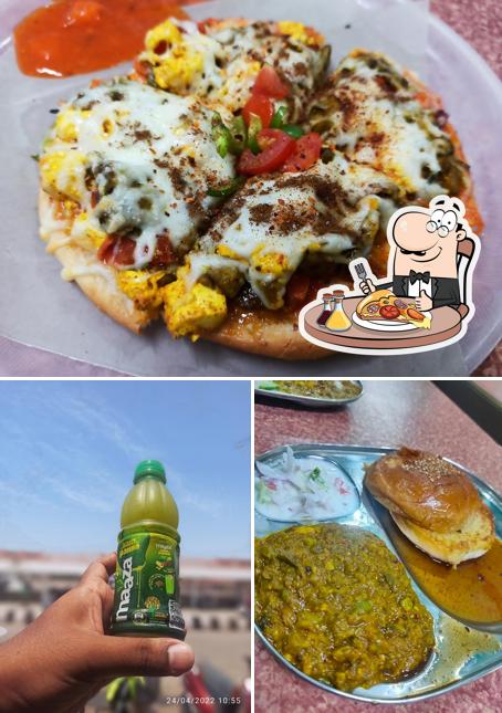 Get pizza at Modern Foods