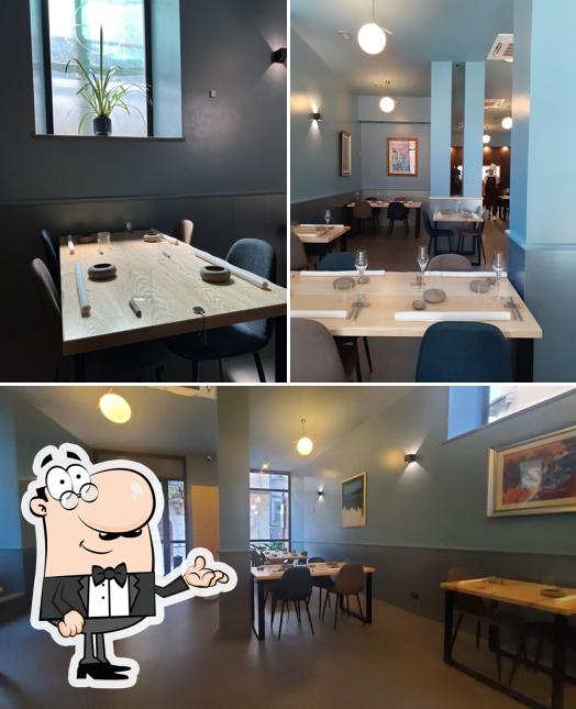 Gli interni di Nuh Osteria Contemporanea
