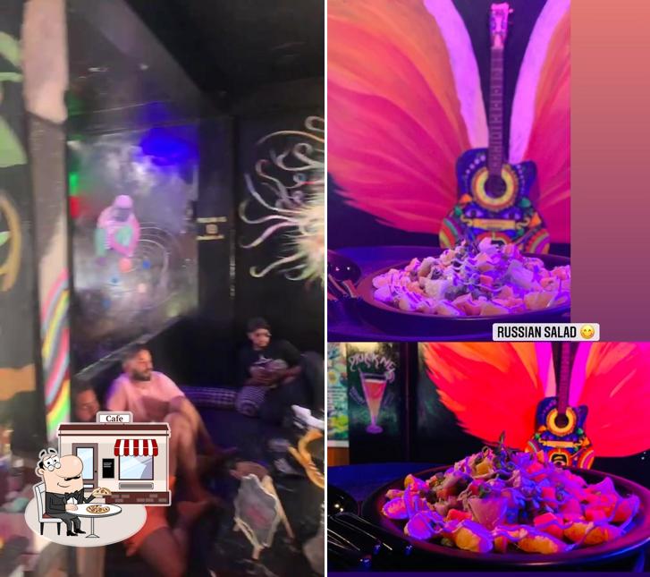 The exterior of Rudraksh cafe