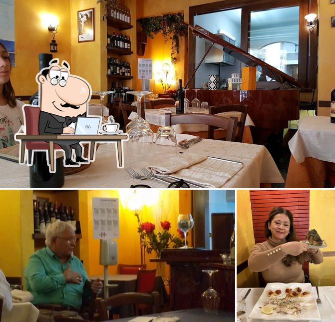 Gli interni di Sapori d'Ischia