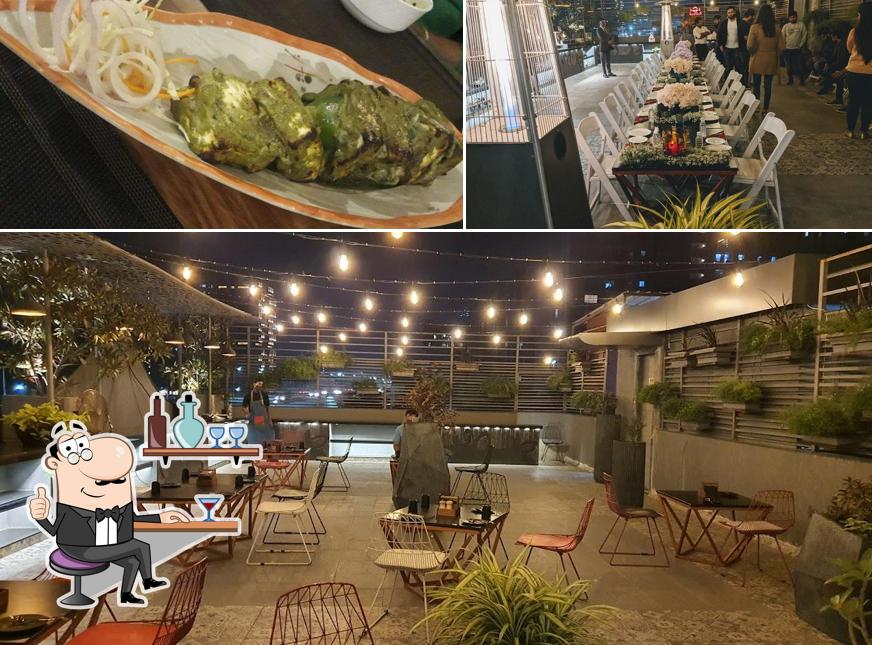 Take a seat at one of the tables at Twisted ROOTS