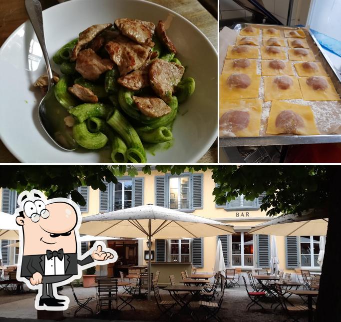 Gli interni di Restaurant Waisenhaus