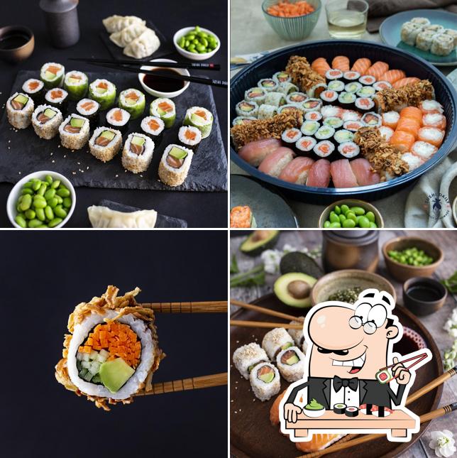 Prenditi le diverse opzioni di sushi