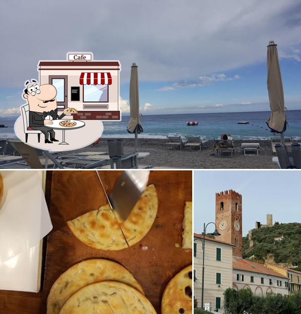 Dai un’occhiata alla foto che presenta la esterno e cibo di Paradiso della Gola