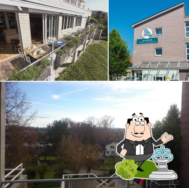 Gli esterni di Ascott Hotel & Restaurant