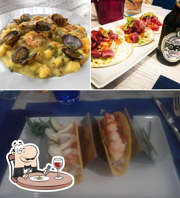 La cibo e birra del ristorante