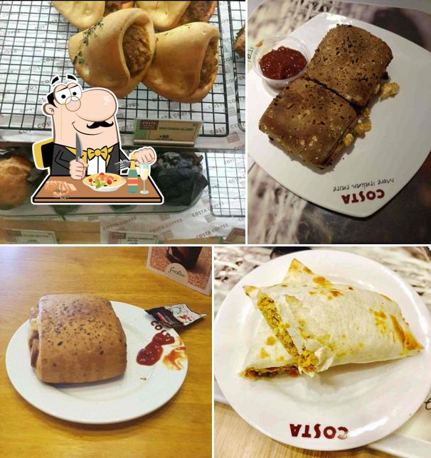 Food at Costa Coffee