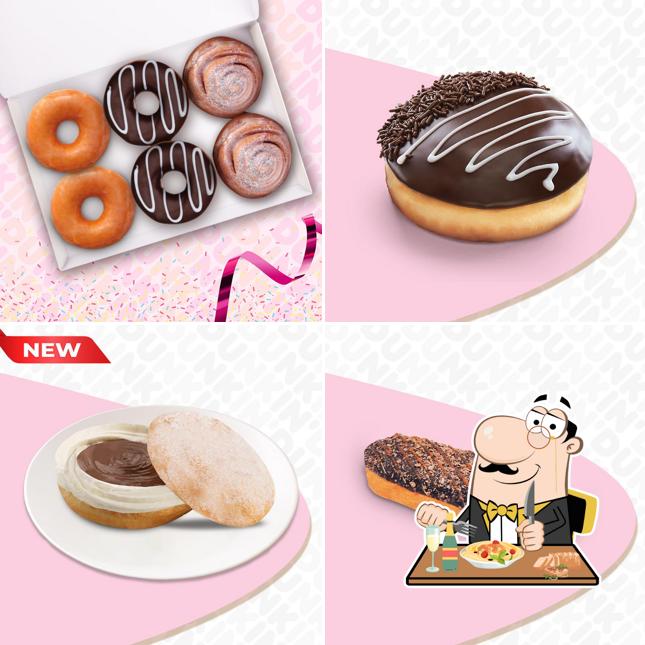 Food at Dunkin Coffee & Donuts