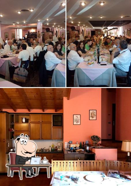 Gli interni di Hotel, Bar, Gelateria Alpino