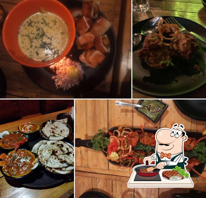 Try out meat dishes from the menu