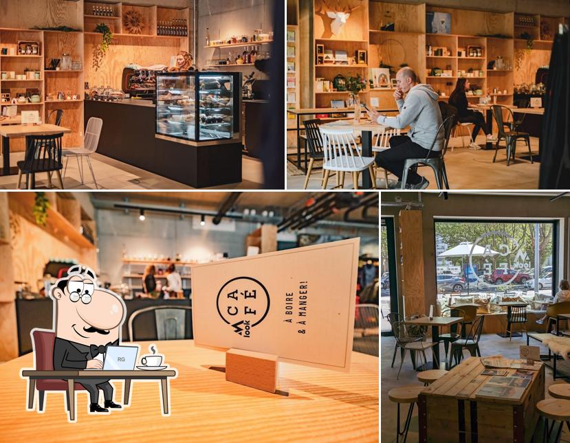 Dai un'occhiata agli interni di Look Café