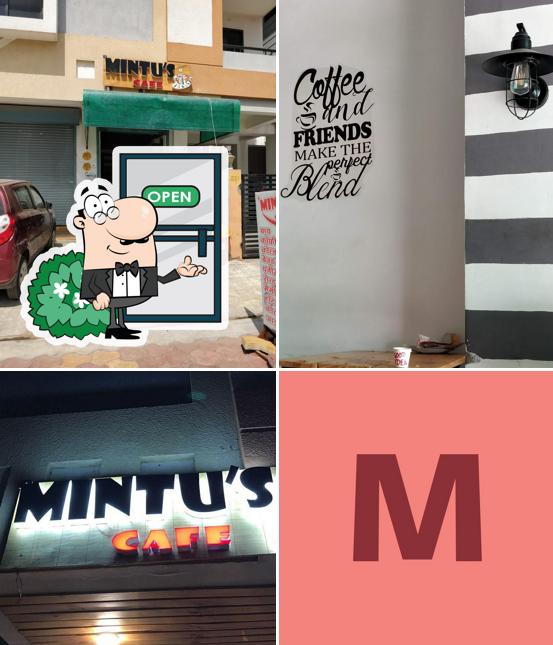 The exterior of Mintu's Cafe
