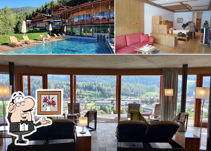 Gli interni di Naturhotel Leitlhof