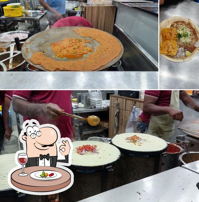 Meals at 99 variety dosa and pav bhaji