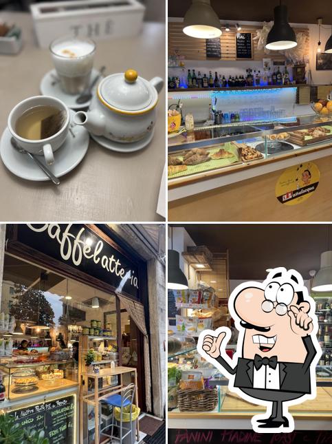 Dai un’occhiata alla immagine che mostra la interni e bevanda di Caffelatteria