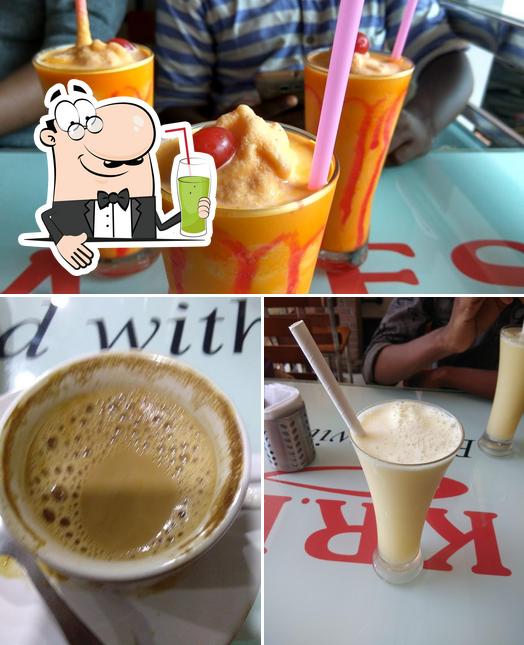 Enjoy a drink at K R Bakes