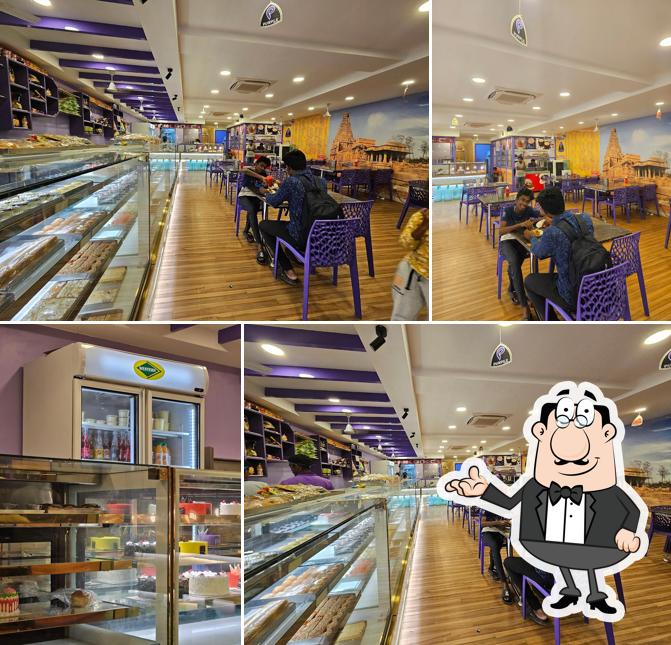 The interior of PURPLE BAKERY & SWEETS (A Division of JDS Food products Pvt Ltd)