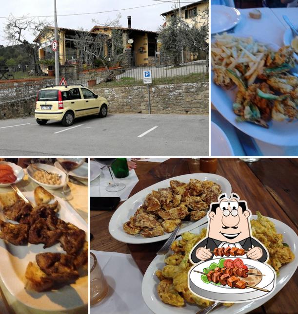 Platti al Ristorante Monte A Pescia