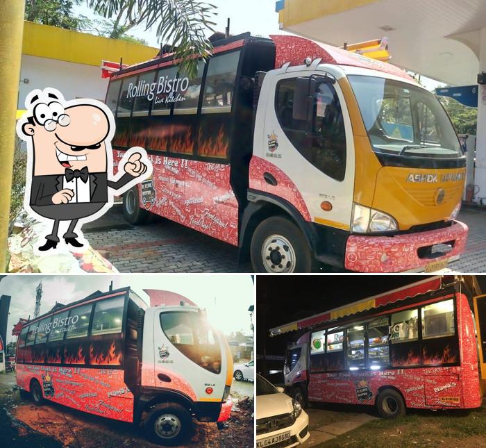 The exterior of Rolling Bistro Food Truck Thiruvalla