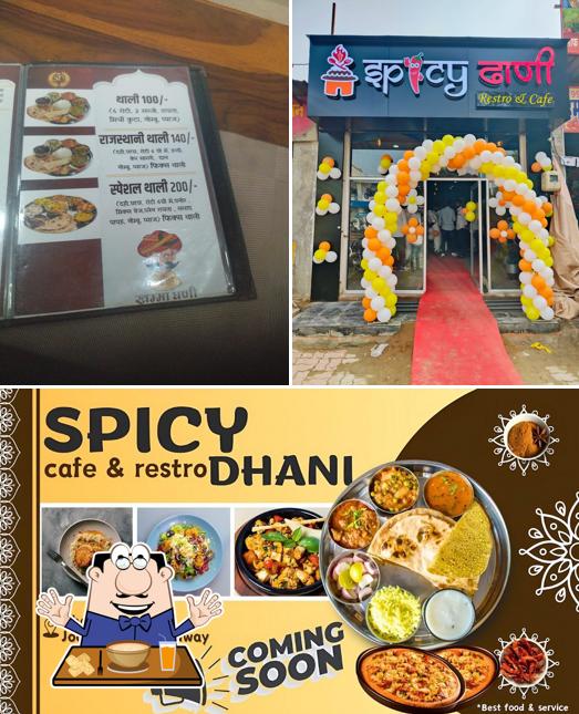 Take a look at the photo depicting food and exterior at Spicy Dhani