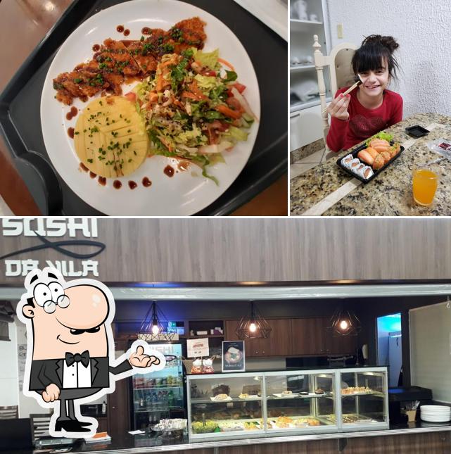 O interior do Sushi da Vila