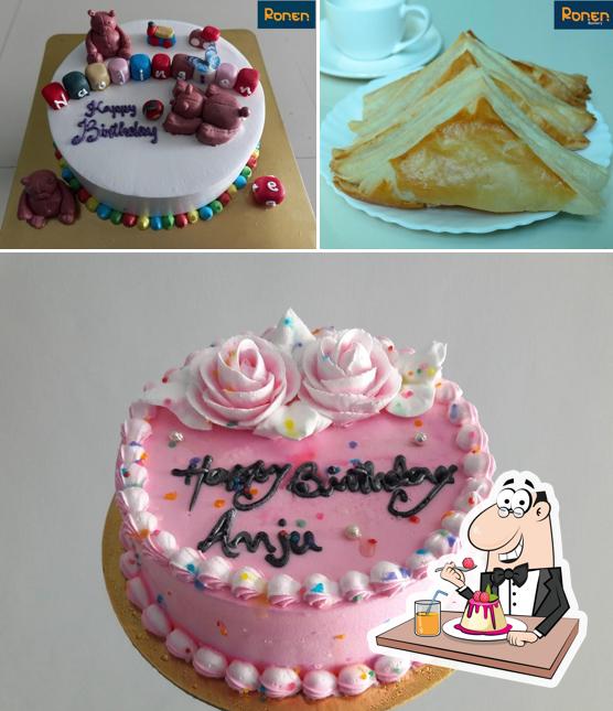 Ronen bakery offers a range of desserts